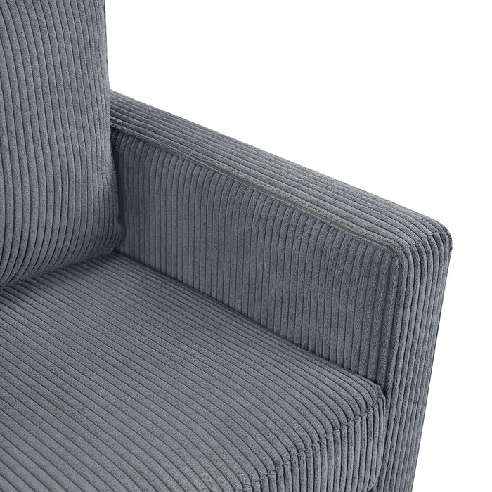 Sleeper Sofa With Foldable Mattress, USB Ports, Side Table & Storage Pocket