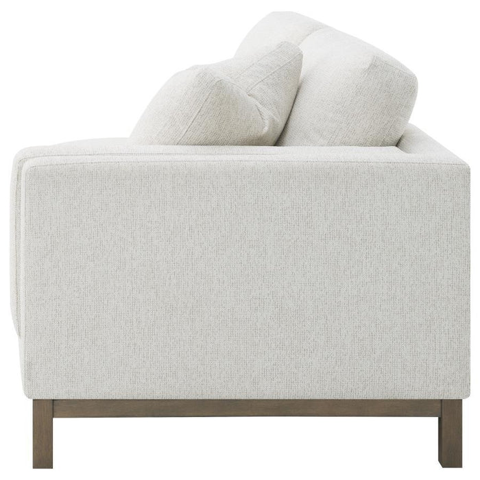 Geneva - Boucle Upholstered Sectional Chaise Sofa - Sand