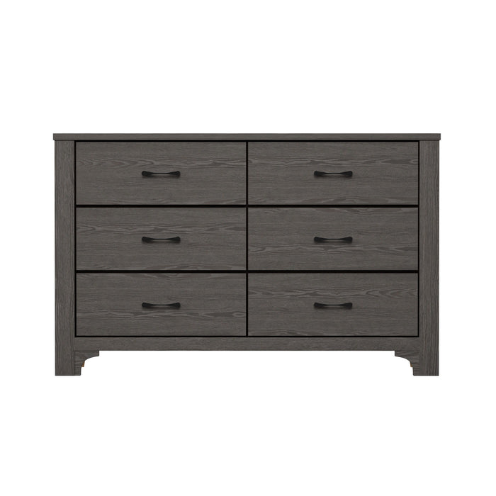 6 Drawer Dresser - Brown