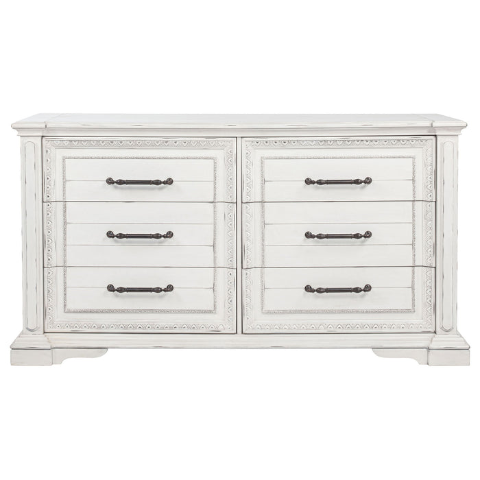 6 Drawer Bedroom Dresser Cabinet - Vintage