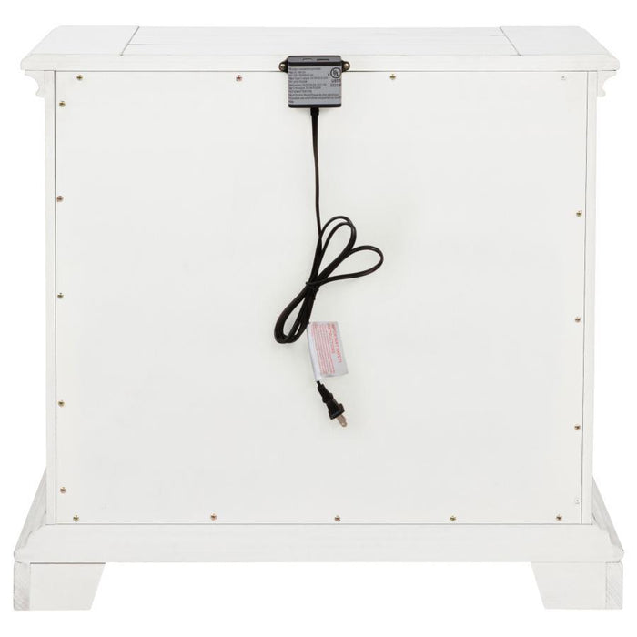 Mckinney - 2-Drawer Nightstand With Dual USB - Vintage White