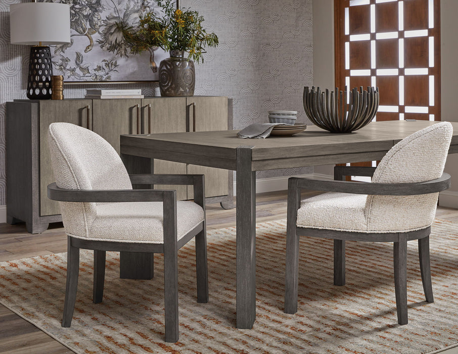 Anderson Park - Upholstered Host Chair - Moose Trail / Frontier Brown