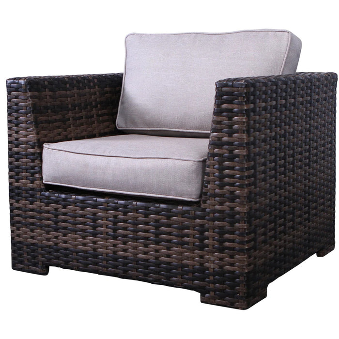 Outdoor Patio Chair Set For Patio With Foam Cushions