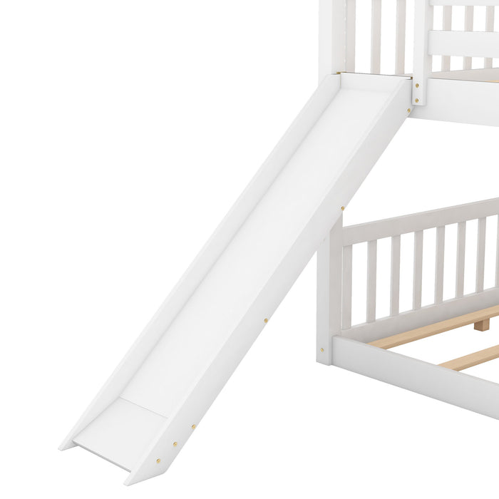 Bunk Bed With Convertible Slide And Ladder