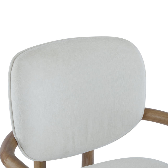 Upholstered Arm Dining Chairs (Set of 2)