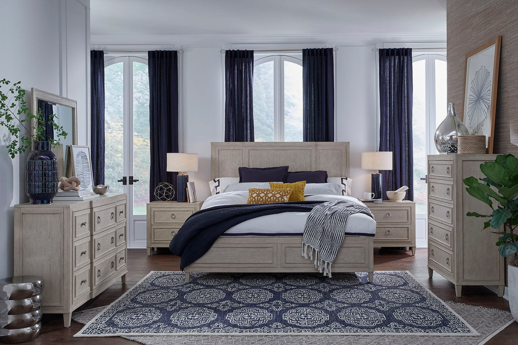 Sheridan - Landscape Mirror - Limestone