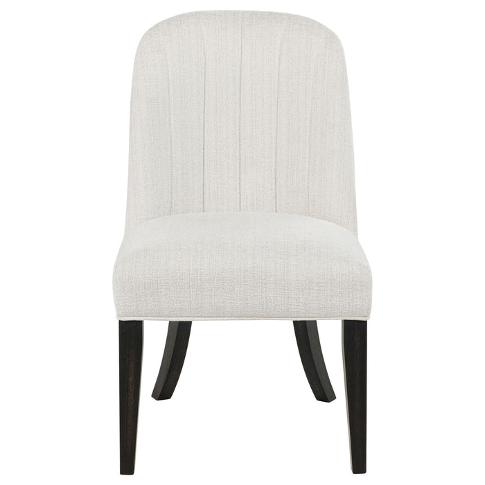 Bangor - Upholstered Dining Side Chair (Set of 2) - Black / Cream