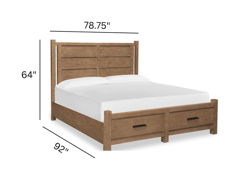 Plum Creek - Panel Storage Bed