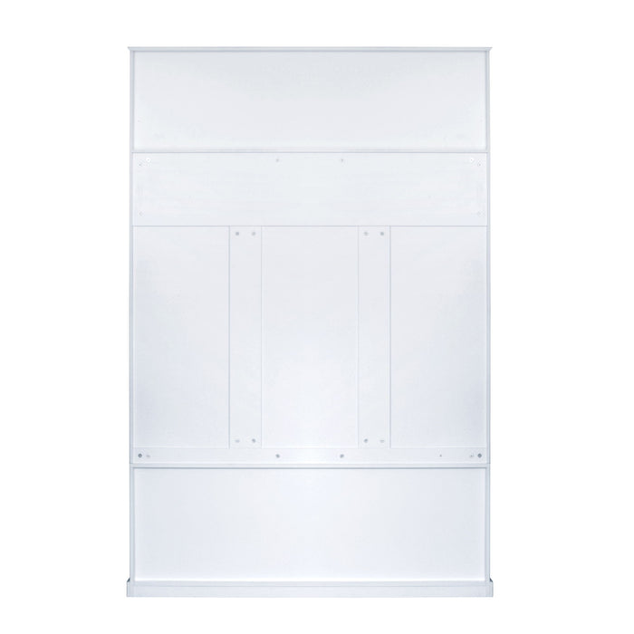 Hall Tree With 6 Hooks, Coat Hanger, Entryway Bench