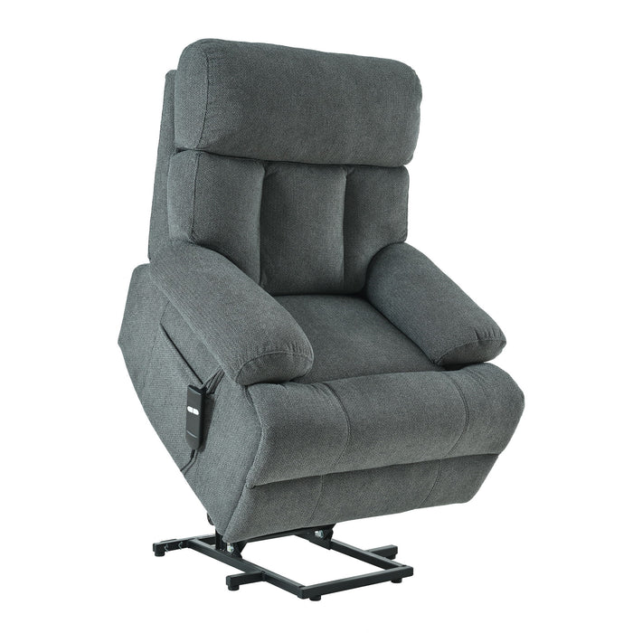Oversized Power Lift Recliner Chai With Remote Control, Side Pocket, Spacious Seat