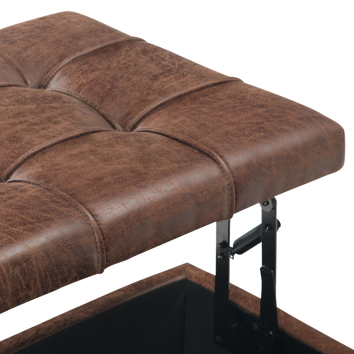 Harrison - Upholstered Coffee Table Storage Ottoman