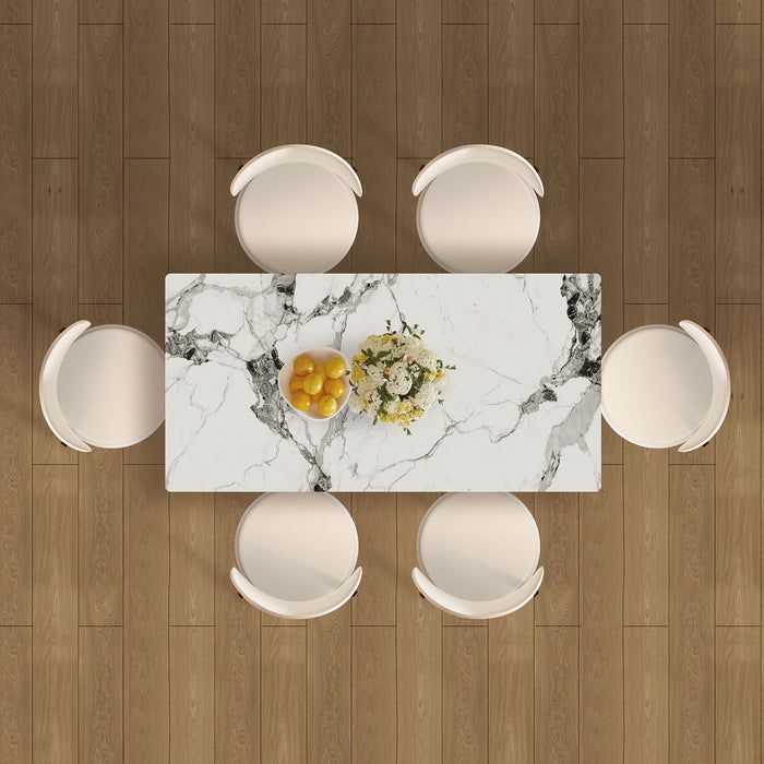 Dining Table Set With Storage, Includes Chairs For Kitchen