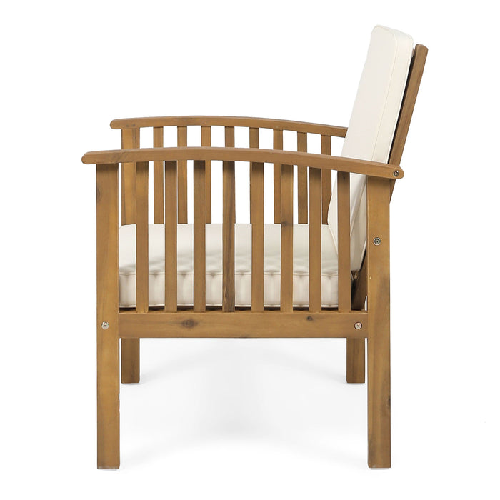 Casa - Acacia Club Chair Coastal Classic Outdoor Seating, Waterproof Fabric