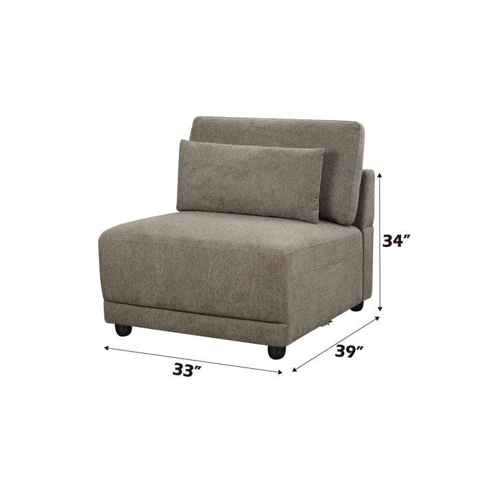 Rylie - Modular Sectional Sofa With Toss Pillows