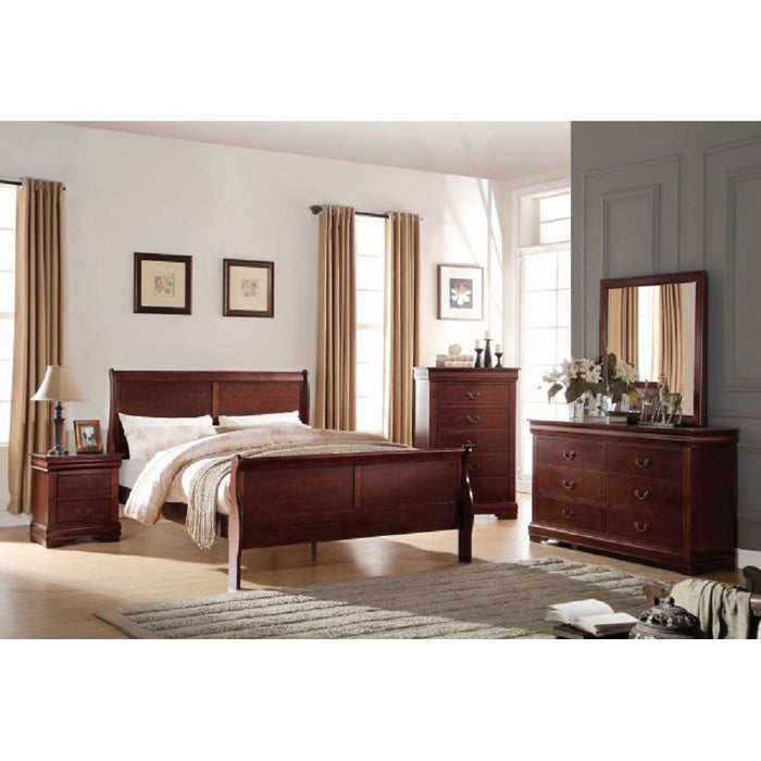 Acme Louis Philippe Full Bed - Cherry