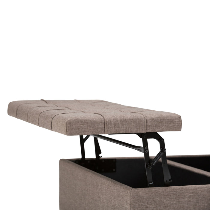 Harrison - Upholstered Coffee Table Storage Ottoman