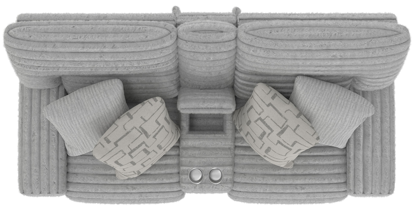 Lynx - Power Reclining Console Loveseat With Zero Gravity