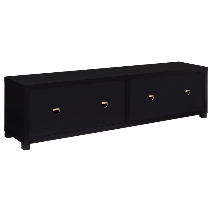 Arnaud - 4 Door TV Stand - Black