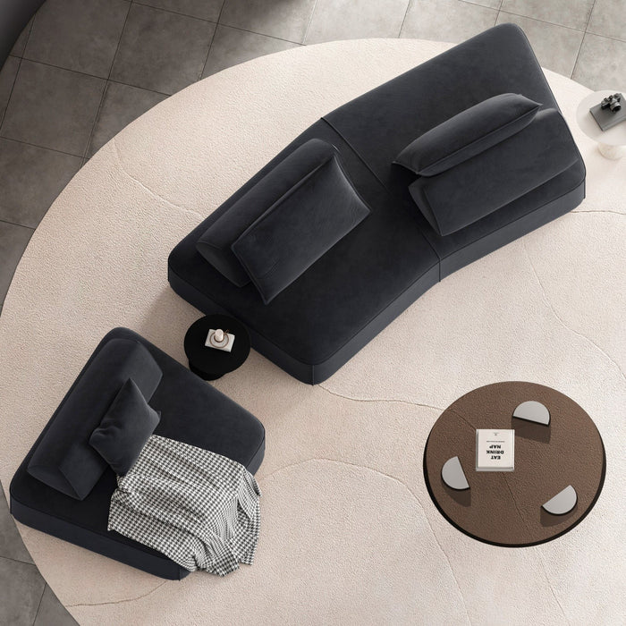 Modern Luxury Oversized Modular Sectional Sofa Set