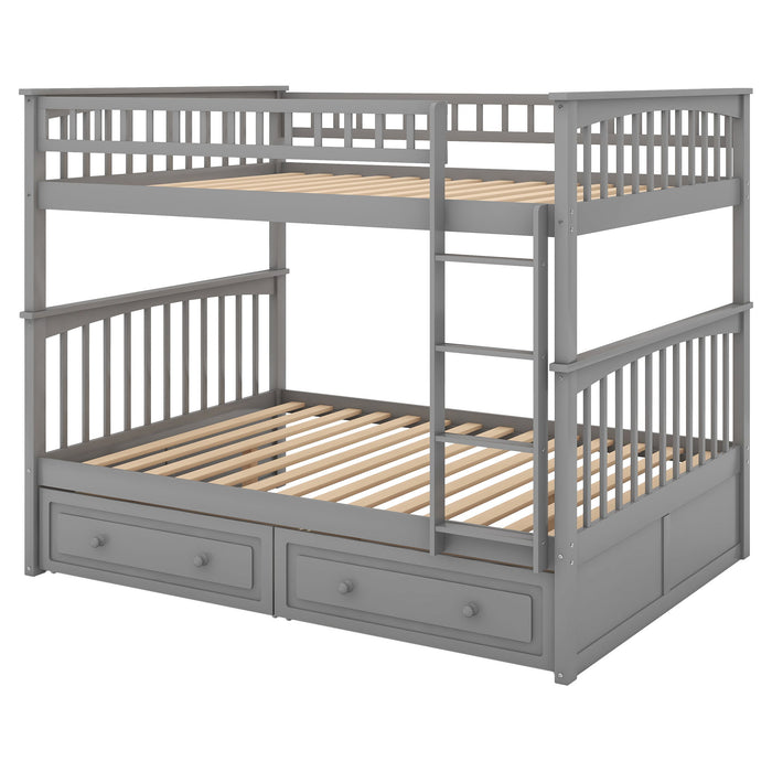 Bunk Bed With Drawers, Convertible Design