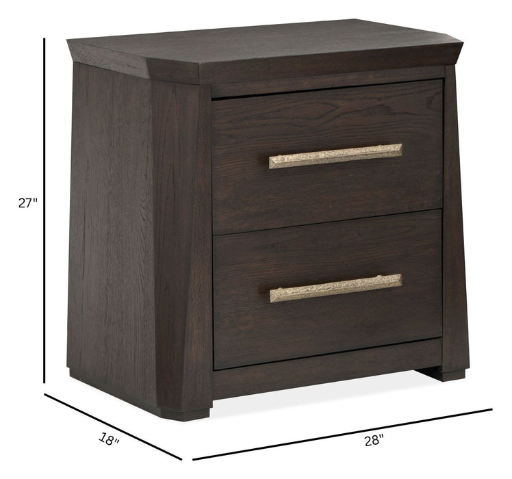 Tauren - Drawer Nightstand - Coffee Bean