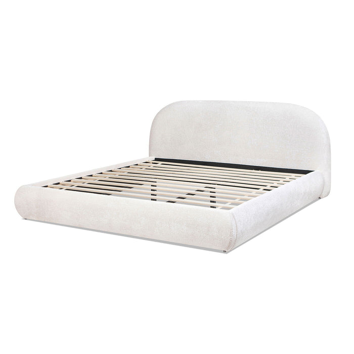 Archie Puffy Grounded - Upholstered Platform Bed