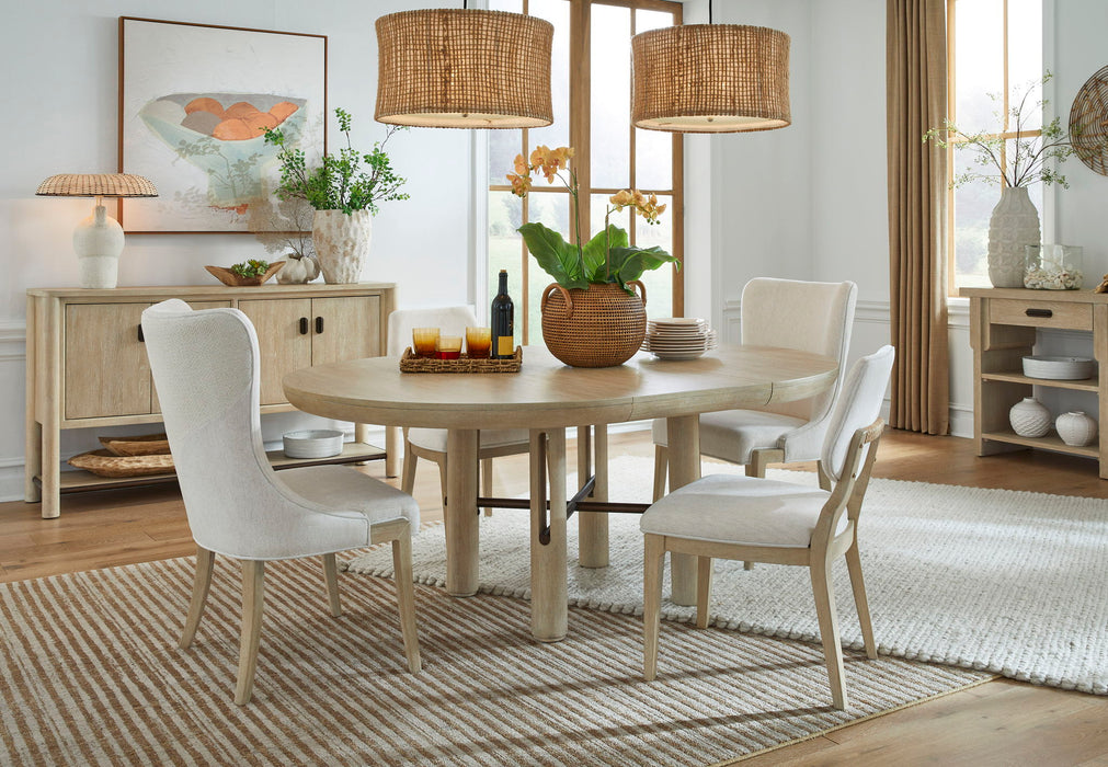 Sunset Cove - Upholstered Host Chair (Set of 2) - Sanibel Brown