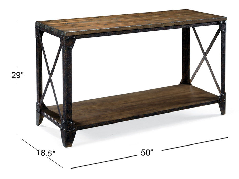 Pinebrook - Rectangular Sofa Table - Distressed Natural Pine