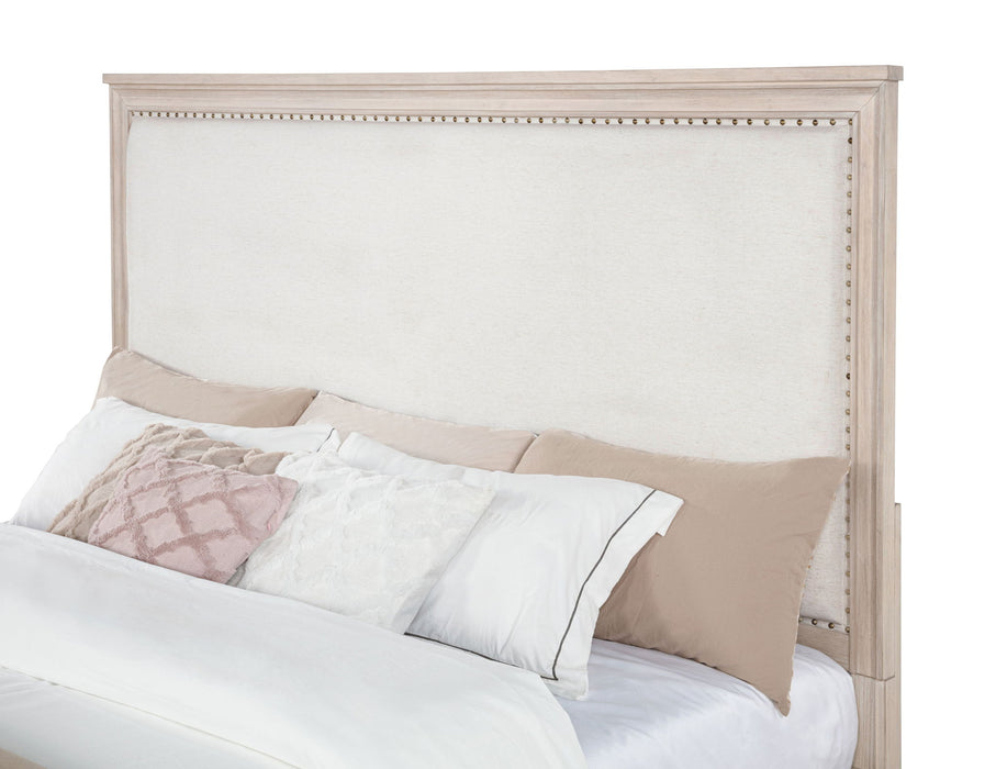 Pembroke 66-inch Eastern King Panel Bed Washed Oak