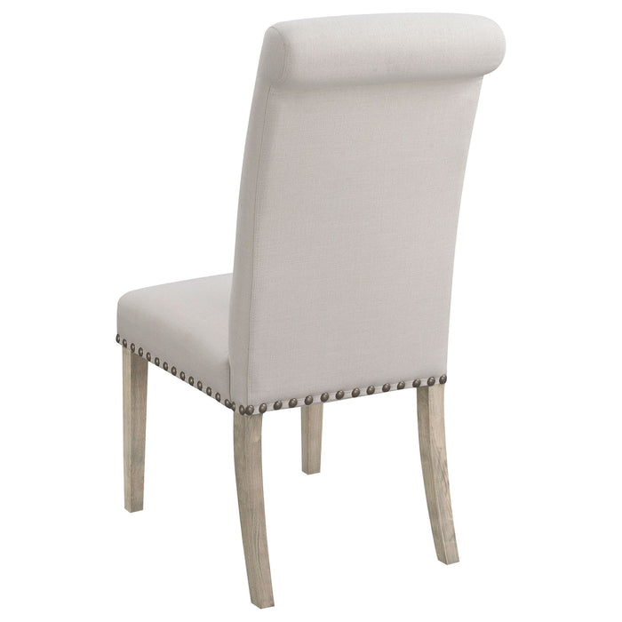 Round Dining Table Set With Upholstered Chairs