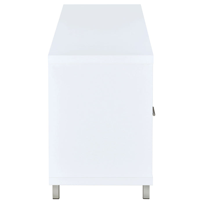 Casey 2-drawer Engineered Wood 60-inch TV Stand White