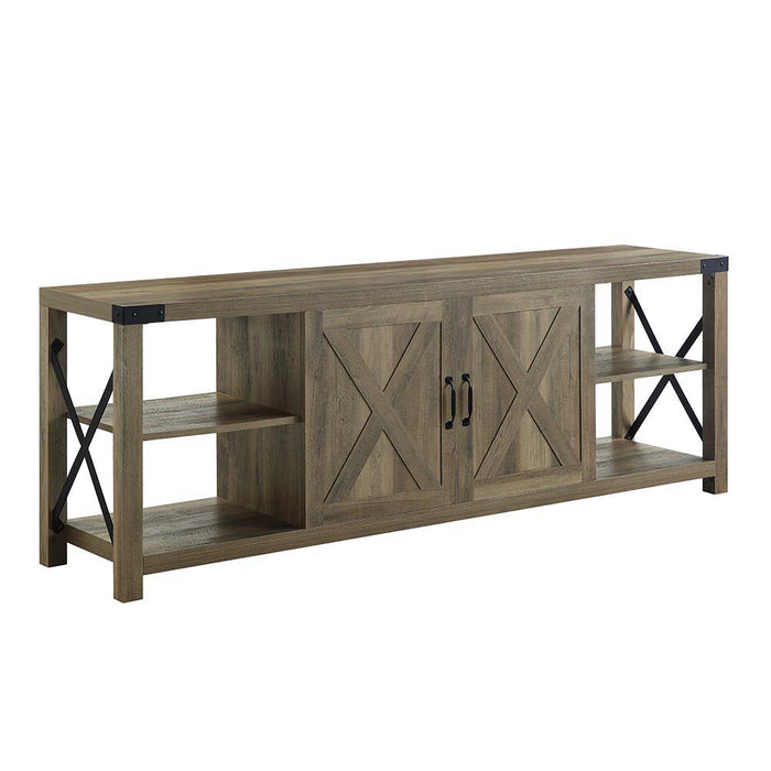 Abiram - TV Stand - Rustic Oak