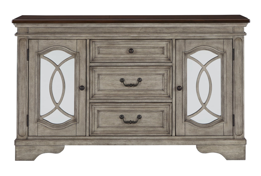 Lodenbay - Dining Room Server - Antique Gray