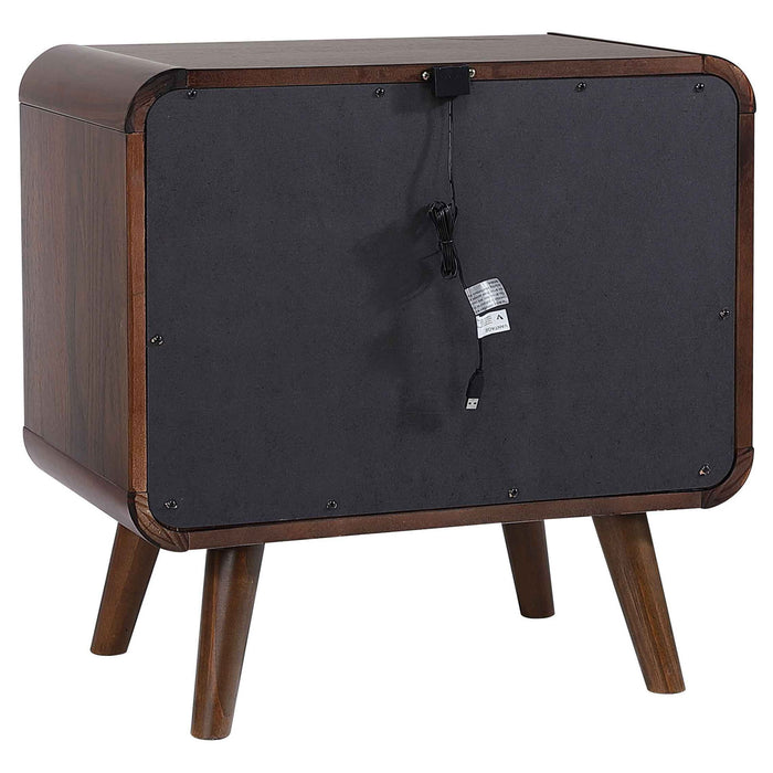 Robyn 5-piece California King Bedroom Set Dark Walnut