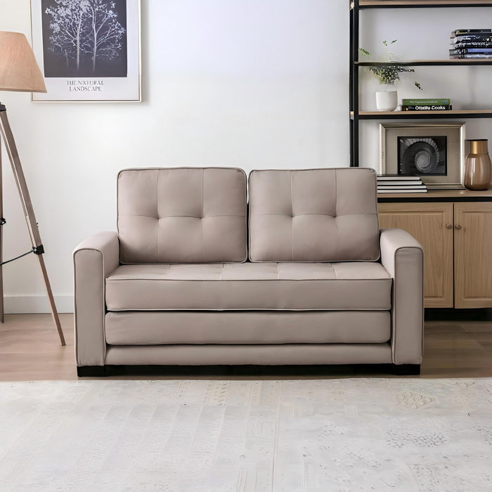 Upholstered Pull Out Sleeper Loveseat