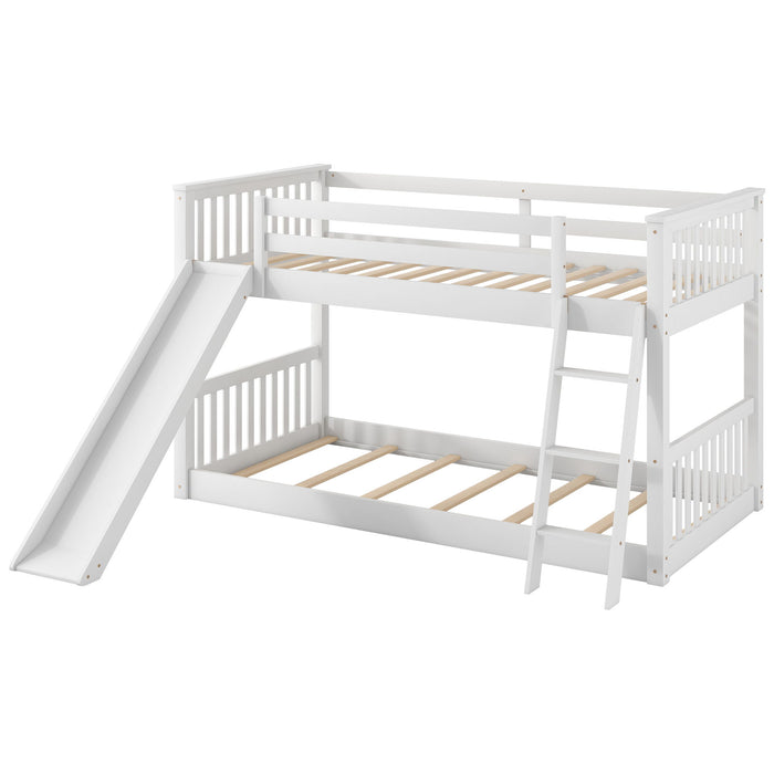 Bunk Bed & Convertible Slide And Ladder