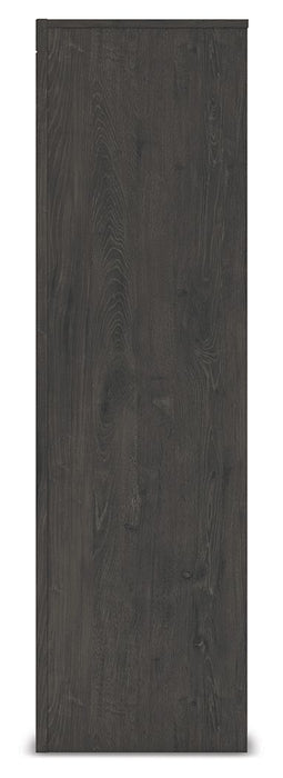 Fraluna - Five Drawer Chest - Charcoal