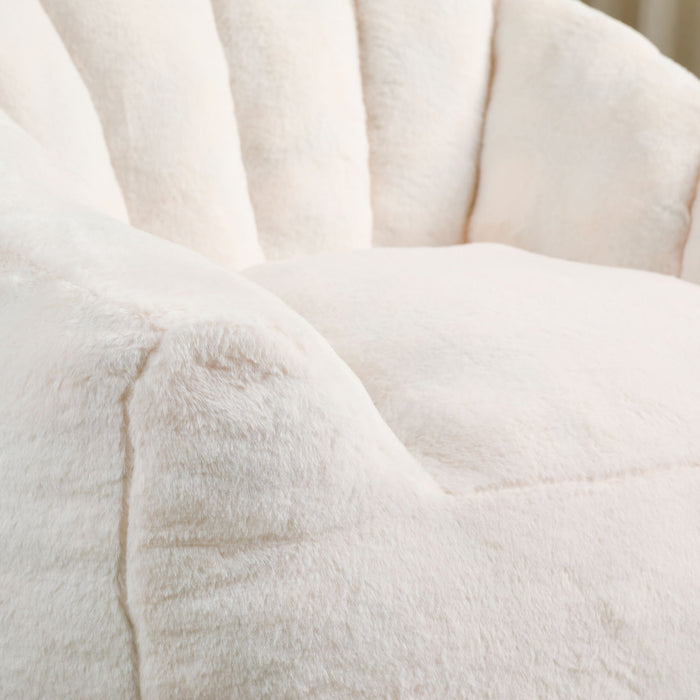 Beanbag Chair, Beanbag Sofa Chair With Armrests Stuffed High Density Foam