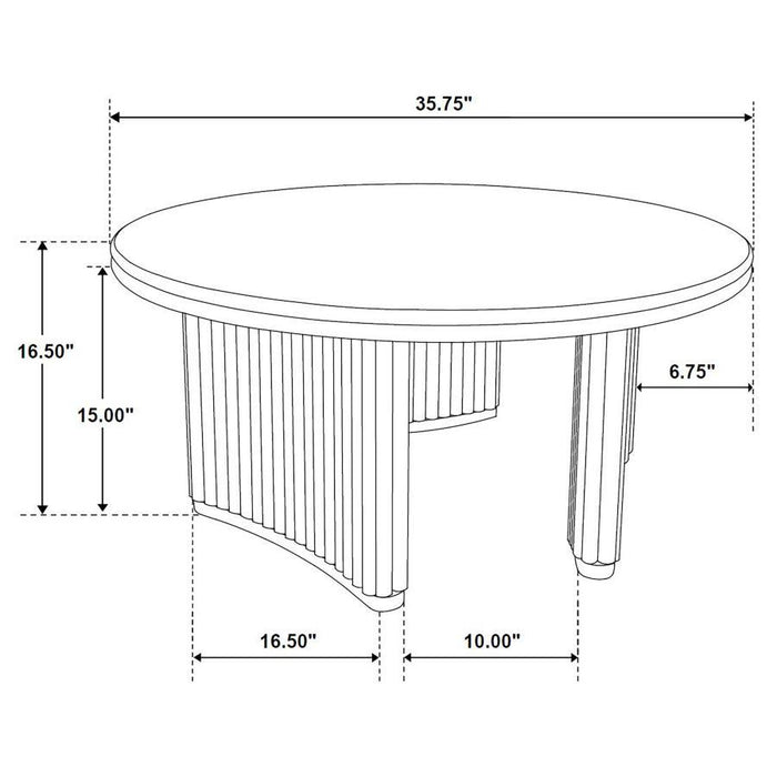 Adina - Round Wood Table