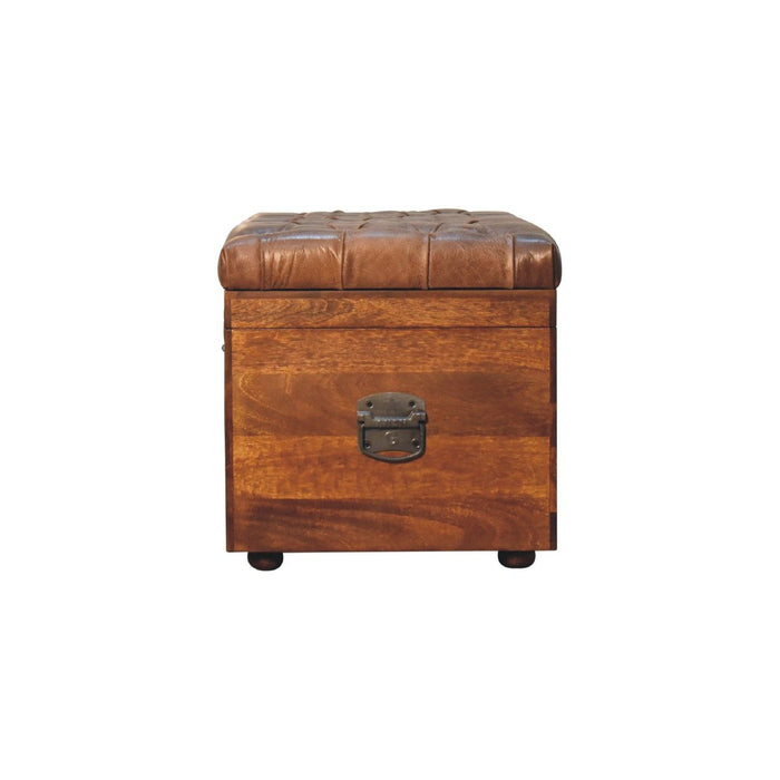 Buffalo - Leather Storage Trunk