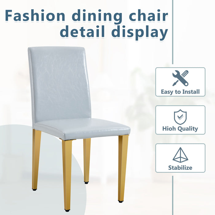 Modern Dining Chairs With Metal Legs