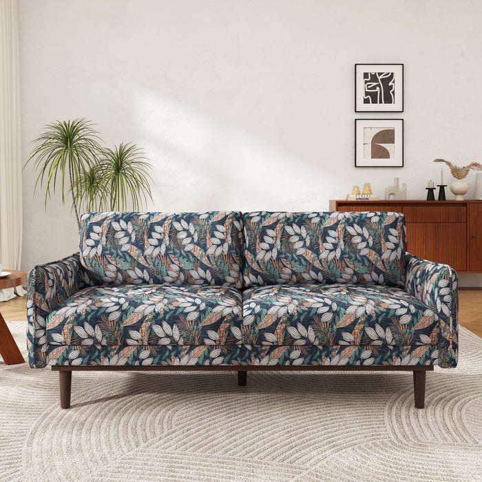 2 Seater Loveseat Sofa With Spacious Seating Area