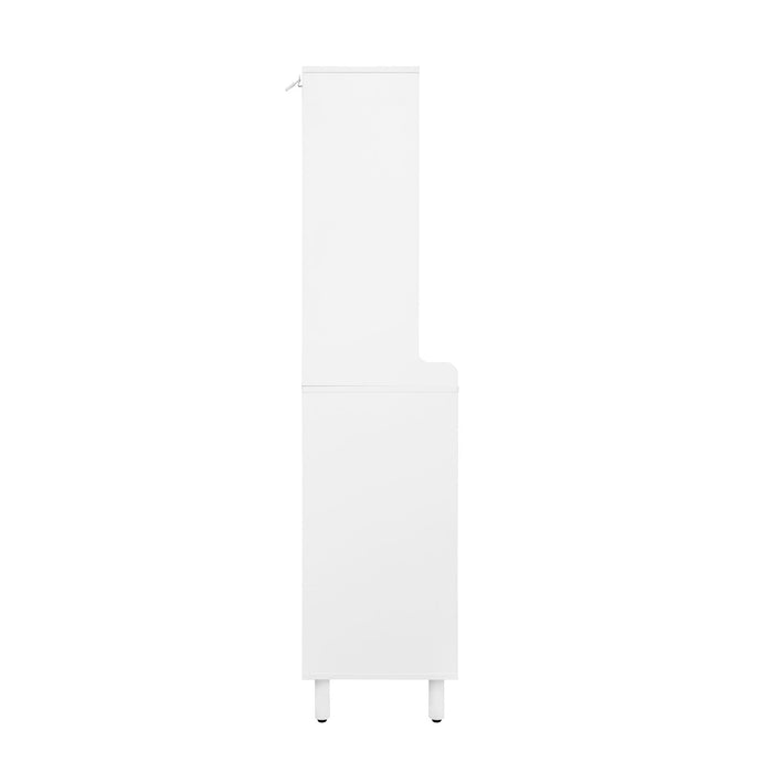 Modern Accent Storage Cabinet For Living Room, Bedroom, Dining Room, Or Study - White