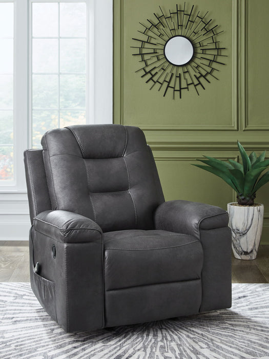 Stockworth - Rocker Recliner - Granite