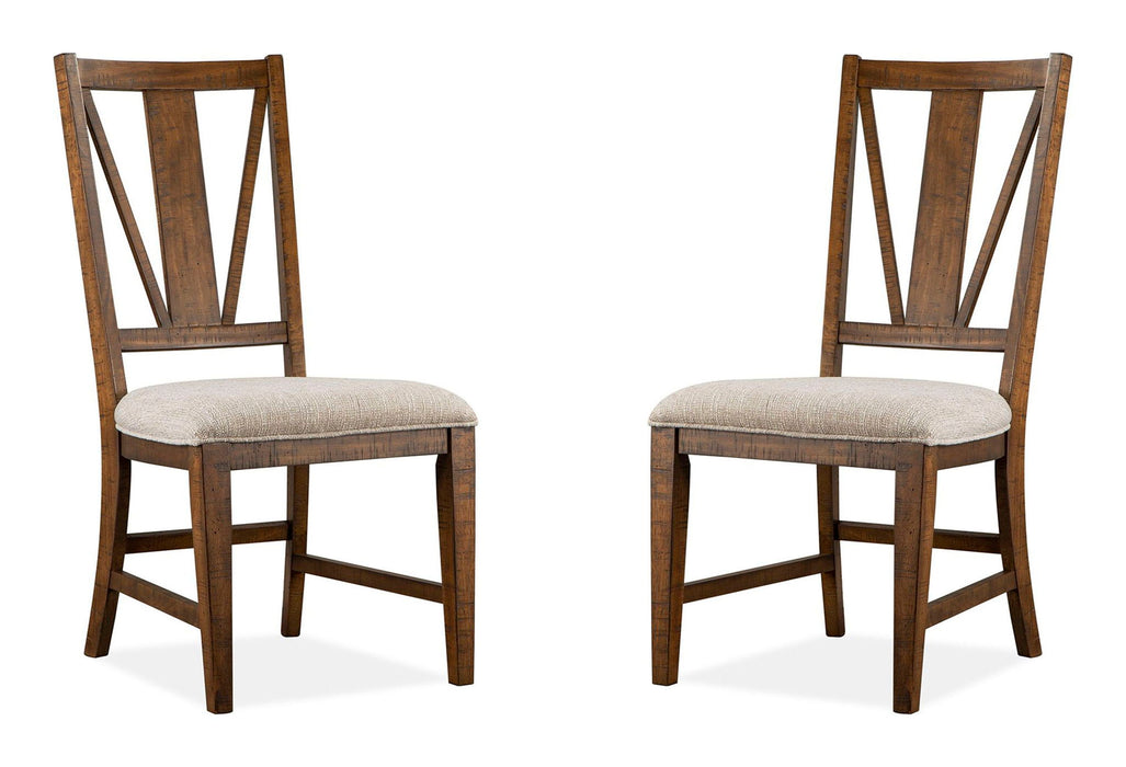 Bay Creek - Dining Side Chair With Upholstered Seat (Set of 2) - Toasted Nutmeg