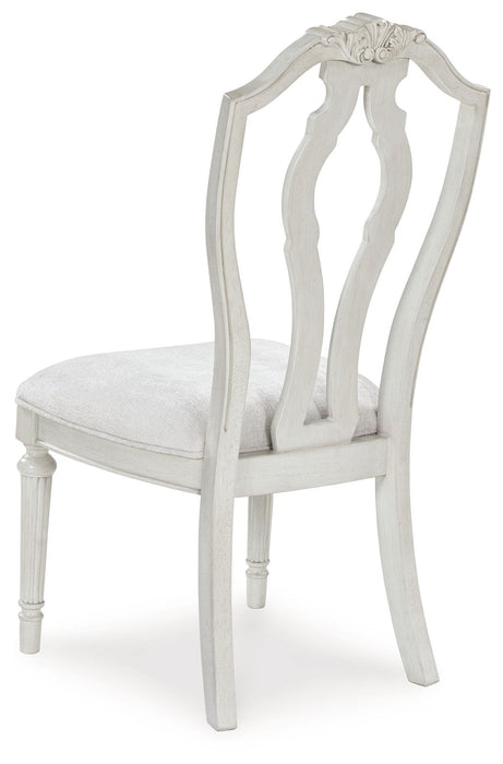 Montelaine - Dining Upholstered Side Chair (Set of 2) - Antique White