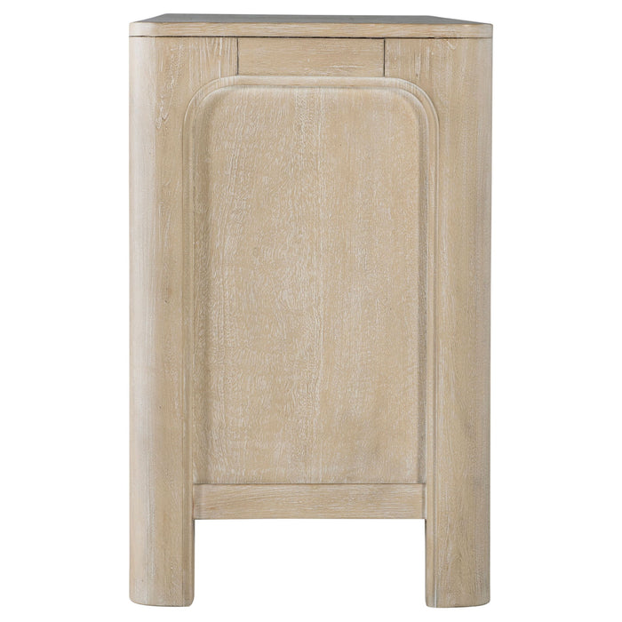 Flores - 2 Door TV Stand - Mango Color