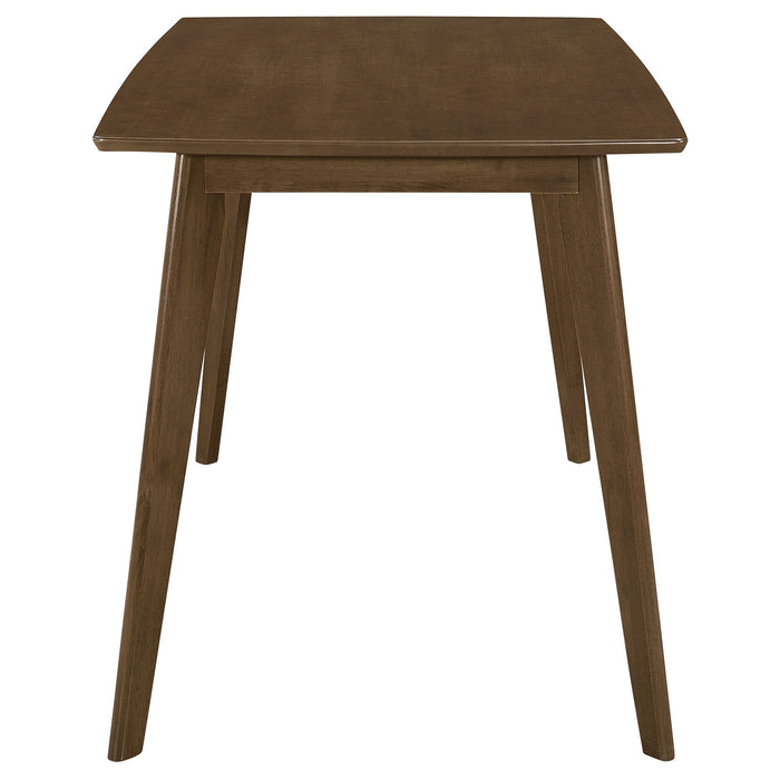 Kersey 5-piece Rectangular Dining Table Set Chestnut