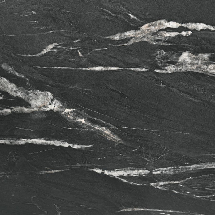 Crestmont - Extension Dining Table Faux Marble - Black