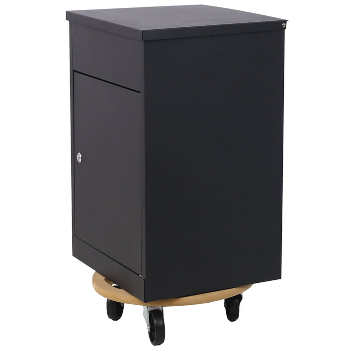 Furniture Moving Dolly, Heavy Duty Wood Rolling Mover With Wheels For Piano Couch Fridge Heavy Items, Securely Holds 500 Lbs (2 Piece Round Platform) - Natural